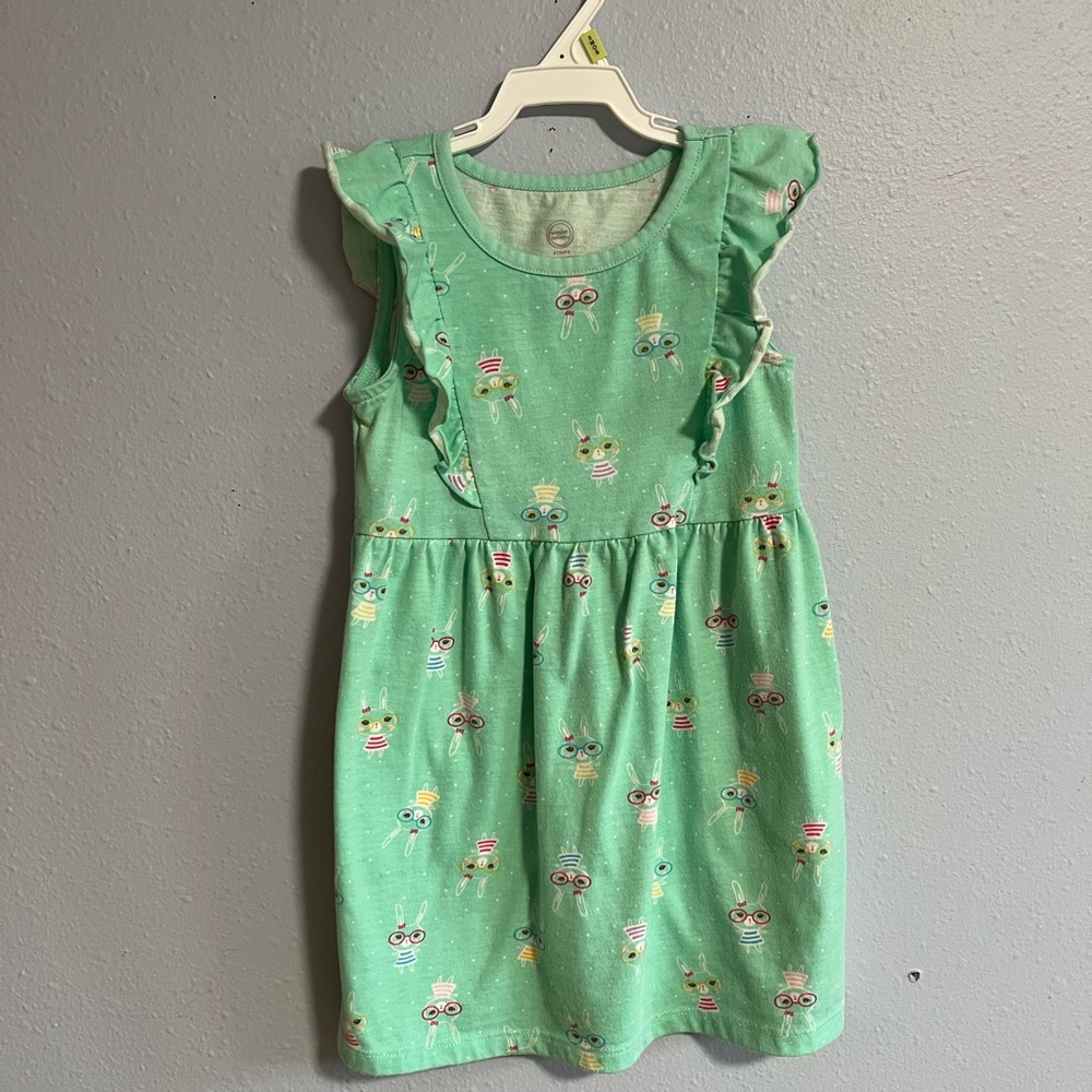 Wonder Nation Easter Toddler Girl Dress Size 4T